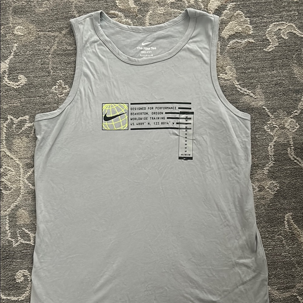 Gray Nike tank